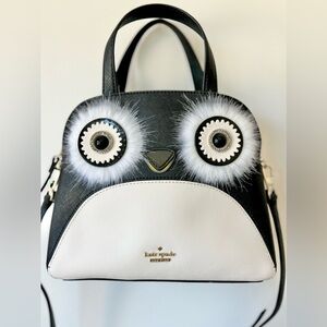 Kate Spade NEW Dashing Beauty Penguin small lottie satchel ♠️ handbag purse